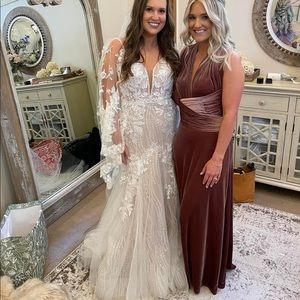 Revelry Micah Convertible Wrap Dress size S